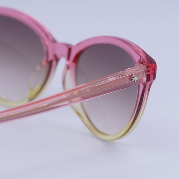 Kate Spade ADELINE/G/S 0GVZ HA Sunglasses Pink Cat Eye Frame, Pink Lenses main image 8